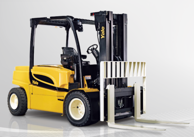 Yale ERP50VM6 5 Tonne Electric Forklift with Lever resmi