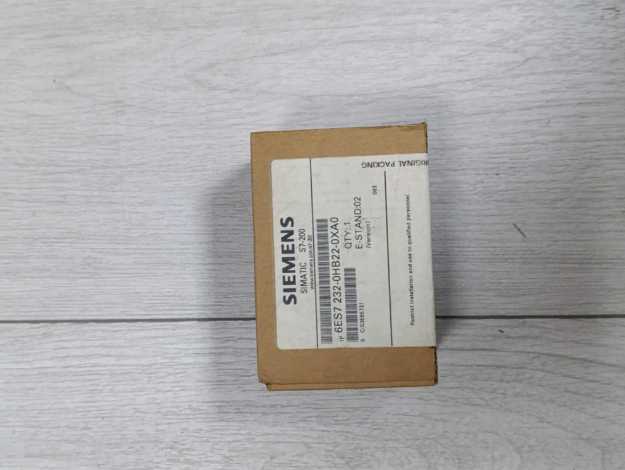 Picture of SIEMENS SIMATIC S7-200, Analog output EM 232, only for S7-22X CPU, 2 AO, +/-10 V DC, 12 bit converter 6ES7232-0HB22-0XA0