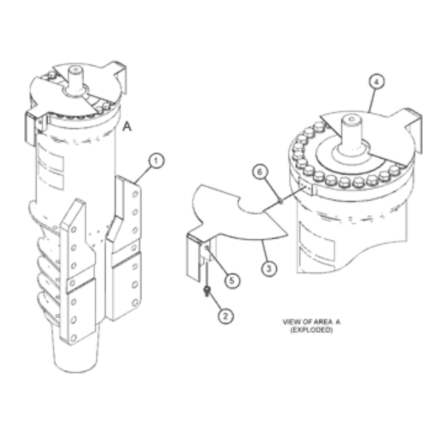 Picture of Aftermarket Caterpillar 9T9073 Front Suspension Cylinder Assembly